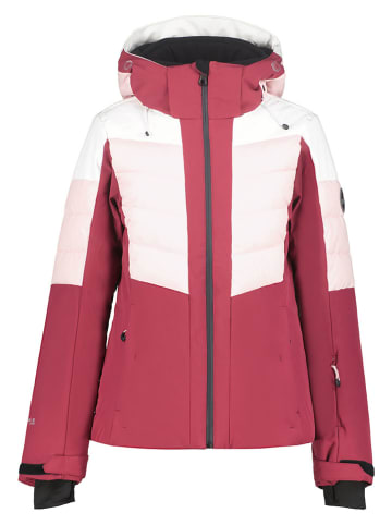 Icepeak Ski-/ Snowboardjacke "Florala" in Rosa/ Rot/ Weiß