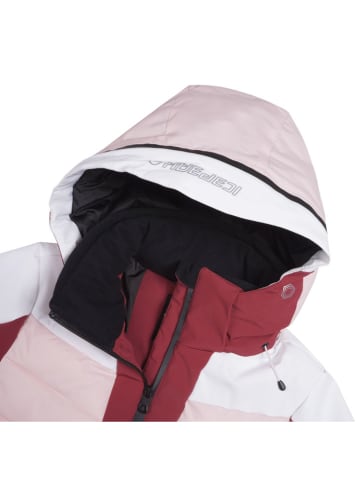 Icepeak Kurtka narciarska "Florala" w kolorze jasnoróżowo-czerwono-białym