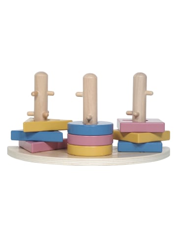 Kindsgut 10tlg. Steck-Puzzle "Regenbogen Ida" - ab 18 Monaten