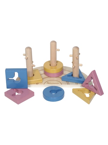 Kindsgut 10tlg. Steck-Puzzle "Regenbogen Ida" - ab 18 Monaten