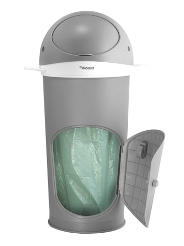 Kindsgut Windeleimer in Dunkelgrau - (B)37 x (H)68 x (T)39 cm