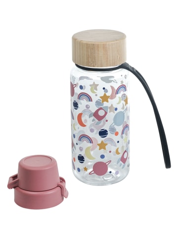 Kindsgut Trinkflasche "Weltraum" in Rosa - 400 ml