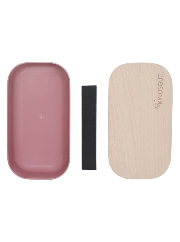 Kindsgut Lunchbox in Rosa - (B)20,5 x (H)5,5 x (T)11,5 cm
