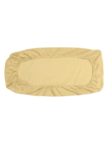 Kindsgut Spannbettlaken in Senf