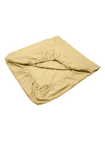 Kindsgut Spannbettlaken in Senf