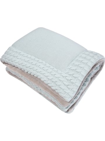 Kindsgut Krabbeldecke in Hellblau - (L)90 x (B)70 cm