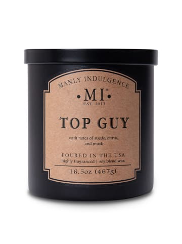 Colonial Candle Geurkaars "Top Guy" zwart - 467 g