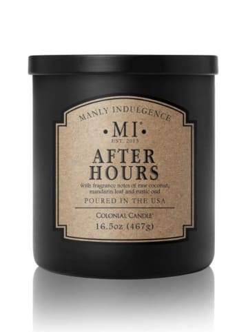 Colonial Candle Geurkaars "After Hours" zwart - 467 g