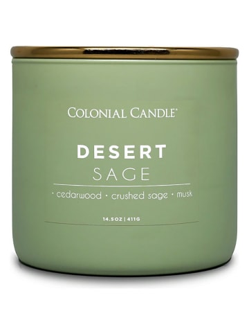 Colonial Candle Duftkerze "Desert Sage" in Grün - 411 g