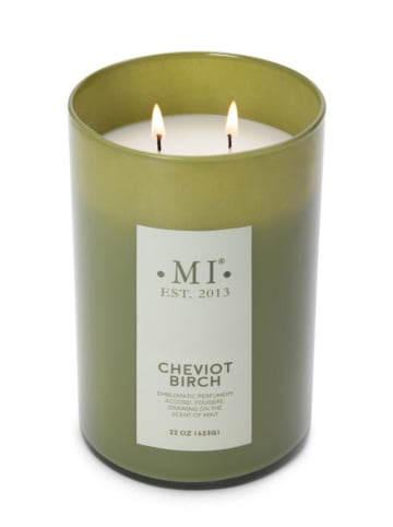Colonial Candle Geurkaars "Cheviot Birch" groen - 623 g