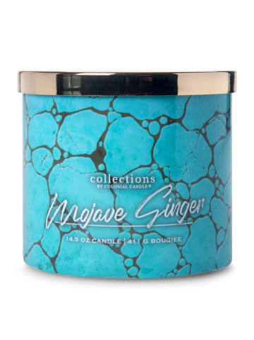 Colonial Candle Geurkaars "Desert Mojave Ginger" turquoise - 411 g