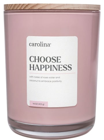 Colonial Candle Duftkerze "Choose Happiness" in Rosa - 453g
