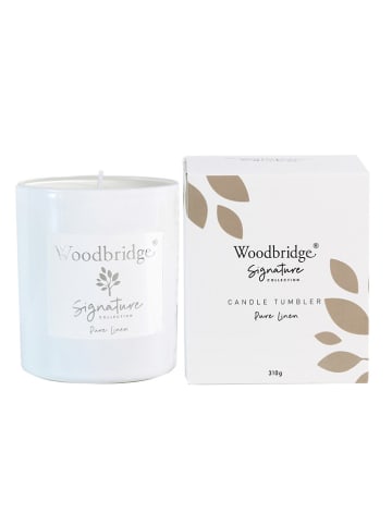 Woodbridge Geurkaars "Pure Linen" wit - 310 g