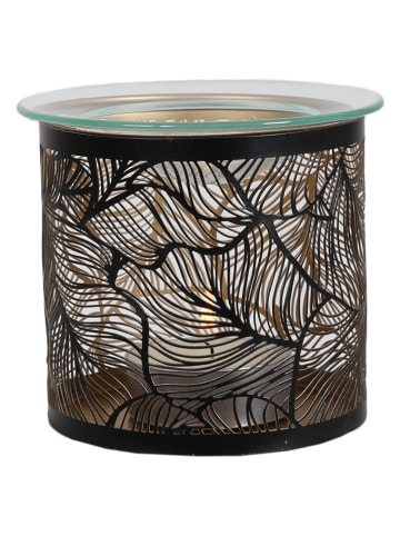 Woodbridge Geurlamp "Botanicals" zwart - (H)10,5 x Ø 10,5 cm