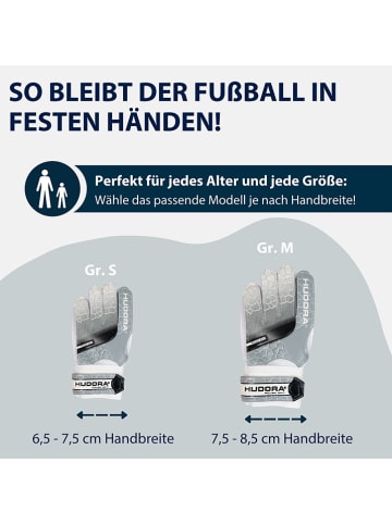 Hudora Rękawice bramkarskie w kolorze szarym