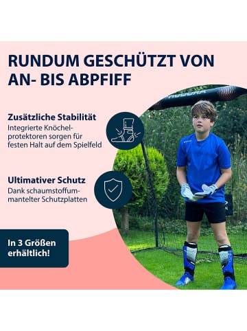 Hudora Scheenbeschermers met enkelbescherming rood