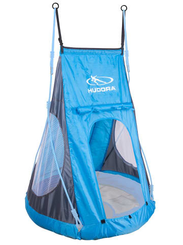 Hudora Pokrowiec "Cosy Castle" w kolorze błękitnym na huśtawkę - 3+