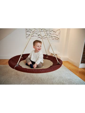 Hudora Huśtawka "Lounge" w kolorze czerwonym - Ø 90 cm - 3+