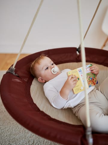 Hudora Netschommel "Lounge" rood - Ø 90 cm - vanaf 3 jaar