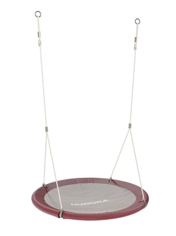 Hudora Huśtawka "Lounge" w kolorze czerwonym - Ø 110 cm - 3+