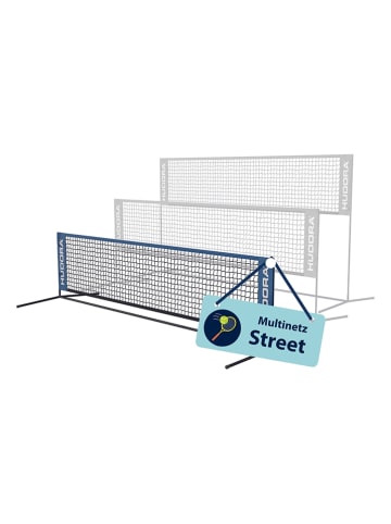 Hudora Volleyball-/ Badmintonnetz in Blau - (B) 300 cm