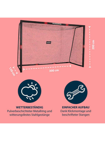 Hudora Voetbaldoel "Pro Tect 300" zwart - vanaf 3 jaar