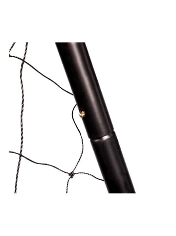 Hudora Bramka do piłki nożnej "Trainer" w kolorze czarnym ze ścianką - 4+