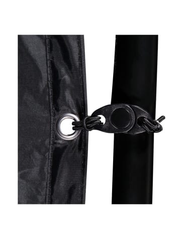 Hudora Bramka do piłki nożnej "Trainer" w kolorze czarnym ze ścianką - 4+