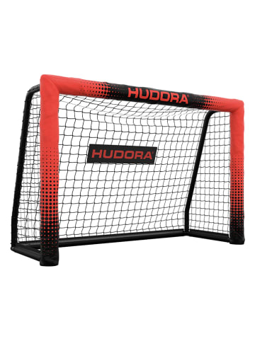 Hudora Fußballtor "Pro Tect 120 Advanced" in Schwarz/ Rot - ab 6 Jahren