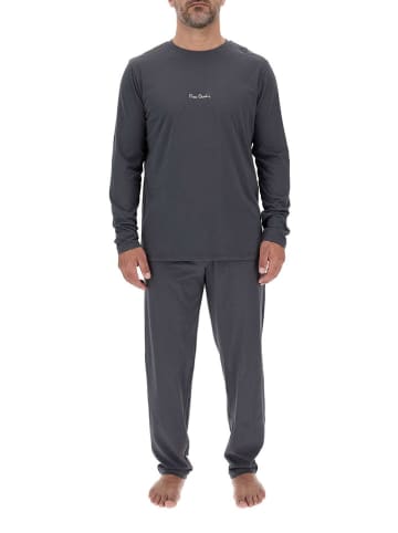 Pierre Cardin Piżama w kolorze antracytowym