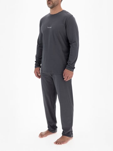 Pierre Cardin Piżama w kolorze antracytowym