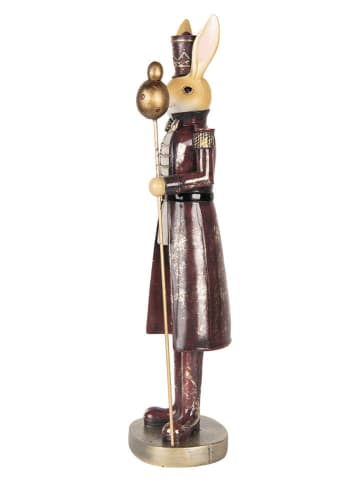 Clayre & Eef Dekofigur "Kaninchen" in Braun/ Beige - (B)13 x (H)47 x (T)12 cm