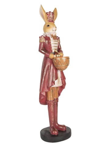 Clayre & Eef Figurka dekoracyjna w kolorze czerwono-beżowym - 13 x 48 x 12 cm