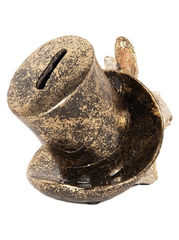 Clayre & Eef  Spardose "Kaninchen" in Gold - (B)14 x (H)11 x (T)10 cm