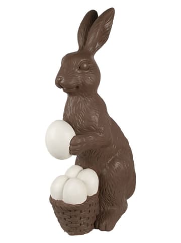 Clayre & Eef Figurka dekoracyjna w kolorze brązowo-białym - 47 x 82 x 25 cm