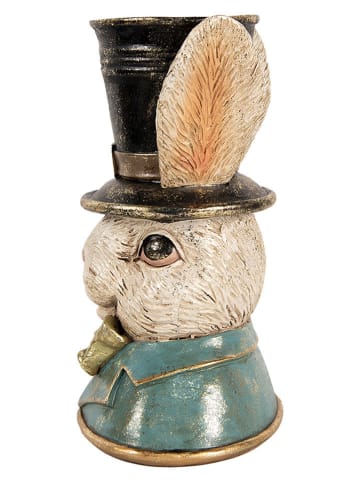 Clayre & Eef Dekoracja w kolorze biało-turkusowym - 19 x 29 x 15 cm