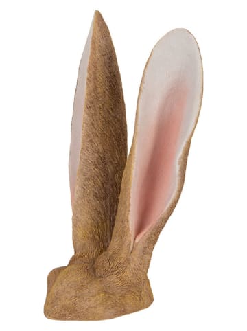 Clayre & Eef Deco-object "Konijntjesoren" lichtbruin - (B)22 x (H)34 x (D)16 cm