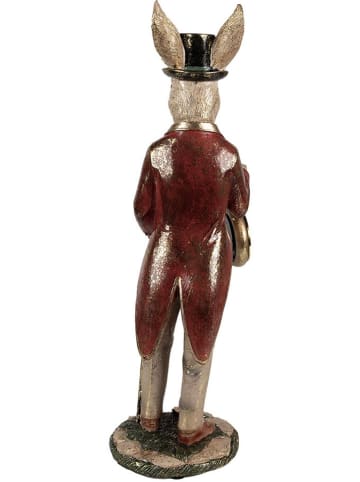 Clayre & Eef Figurka dekoracyjna w kolorze beżowo-czerwonym - 13 x 39 x 12 cm