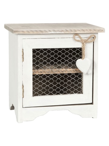 Clayre & Eef Eierhouder wit - (B)19 x (H)19 x (D)14 cm