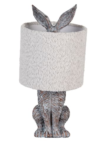 Clayre & Eef Tafellamp crème/zwart - (H)43 x Ø 20 cm