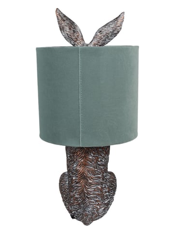 Clayre & Eef Tafellamp bruin/groen - (H)43 x Ø 20 cm