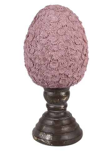 Clayre & Eef Dekoobjekt "Ei" in Rosa - (H)28 x Ø 13 cm
