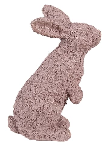 Clayre & Eef Figurka dekoracyjna w kolorze jasnoróżowym - 19 x 26 x 11 cm