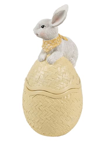 Clayre & Eef Dekoschale in Gelb - (B)11 x (H)20 x (T)10 cm