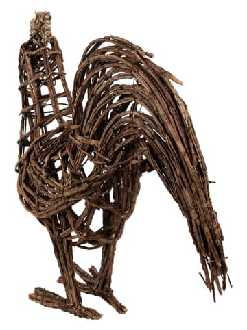 Clayre & Eef Deco-object "Haan" bruin - (B)34 x (H)39 x (D)15 cm