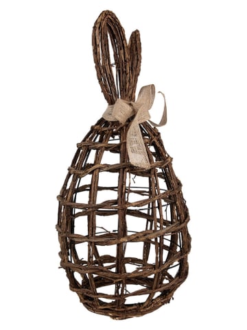 Clayre & Eef Dekoobjekt "Kaninchen" in Braun/ Beige - (B)23 x (H)45 x (T)22 cm