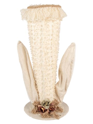 Clayre & Eef Deco-object "Hoed" beige - (B)20 x (H)45 x (D)20 cm