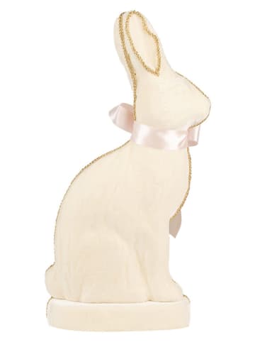 Clayre & Eef Decofiguur "Konijntje" crème - (B)22 x (H)41 x (D)8 cm