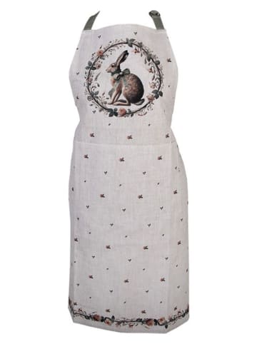 Clayre & Eef Kookschort crème/meerkleurig - (B)70 x (H)85 cm