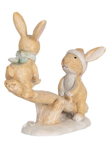 Clayre & Eef Dekoracja w kolorze beżowym - 16 x 11 x 6 cm